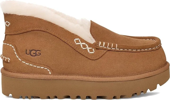 UGG Ansley Parc Women's Shoes Chestnut : 5 B - Medium, Suede - Image 6