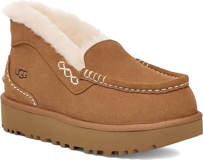 UGG Ansley Parc Women's Shoes Chestnut : 5 B - Medium, Suede