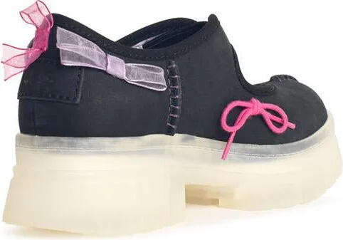 UGG 'Areum Mary Jane' Black Leather Sneakers - Image 3