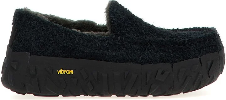 UGG 'Ascot' Black Suede Loafers