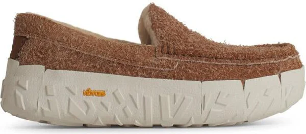 UGG 'Ascot' Brown Suede Loafers
