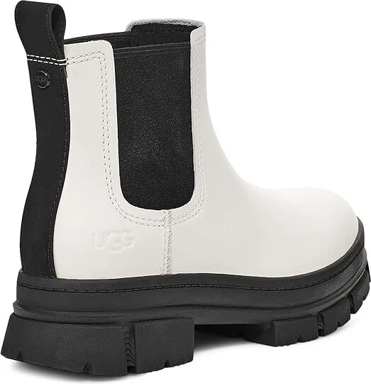 UGG Ashton Chelsea Women's Shoes White : 8 B - Medium, Leather - Image 4