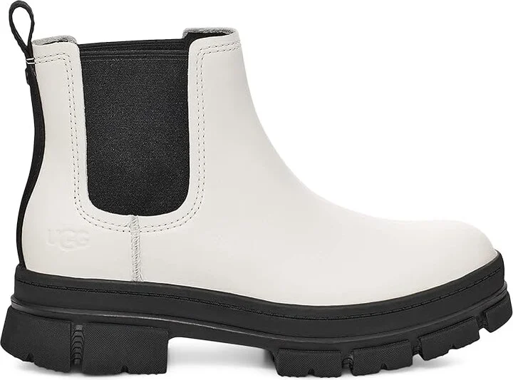 UGG Ashton Chelsea Women's Shoes White : 8 B - Medium, Leather - Image 6