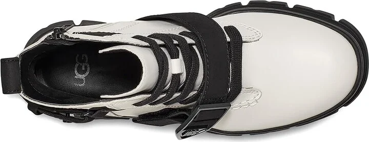 UGG Ashton Lace-Up Women's Shoes White : 8.5 B - Medium, Synthetic - Image 2