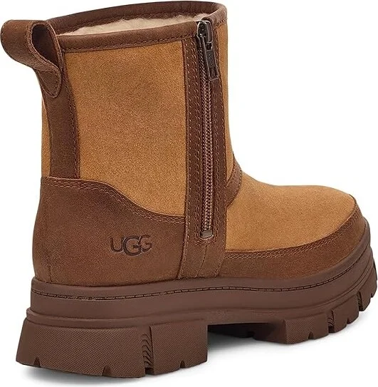 UGG Ashton Zip Women's Boots Chestnut : 6.5 B - Medium, Leather/Rubber - Image 4