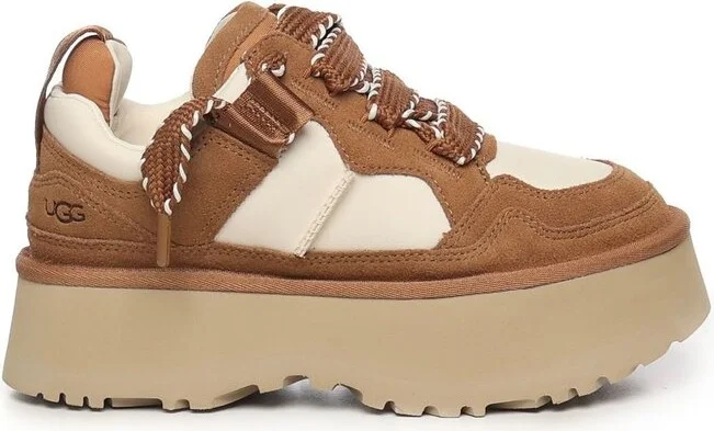 UGG Astromel Logo Debossed Lace-Up Shoes