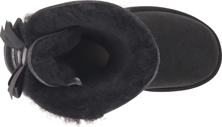 UGG Bailey Bow II Women's Boots Black : 5 B - Medium, Sheepskin - Image 3