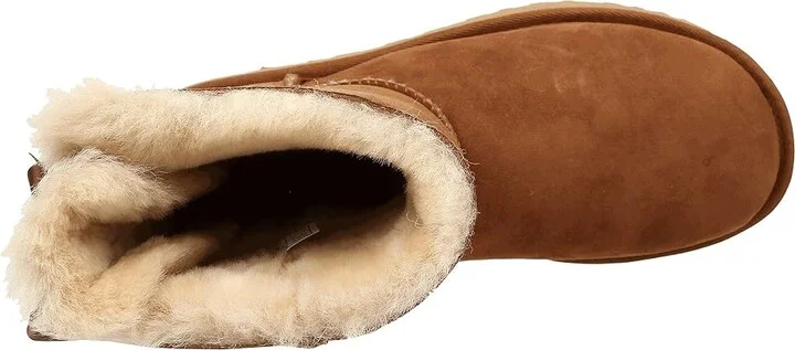 UGG Bailey Bow II Women's Boots Black : 5 B - Medium, Sheepskin - Image 10