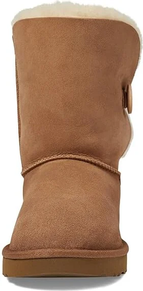 UGG Bailey Button II Women's Boots Chestnut : 5 B - Medium, Sheepskin/Suede - Image 3