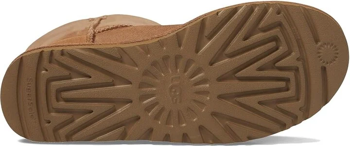 UGG Bailey Button II Women's Boots Chestnut : 5 B - Medium, Sheepskin/Suede - Image 4