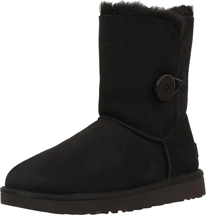 UGG Bailey Button II Women's Boots Chestnut : 5 B - Medium, Sheepskin/Suede - Image 9
