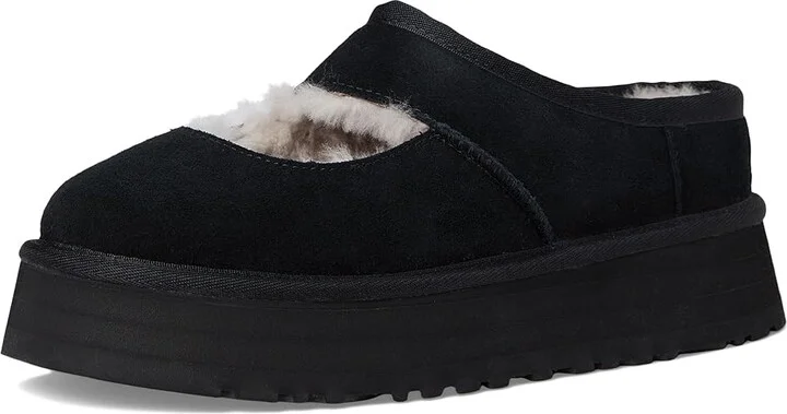 UGG Bea Mary Jane Women's Slippers Black : 5 B - Medium, Suede - Image 5