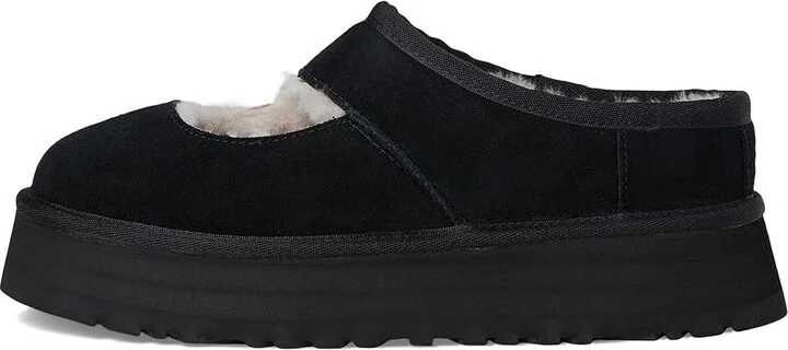 UGG Bea Mary Jane Women's Slippers Black : 5 B - Medium, Suede - Image 6