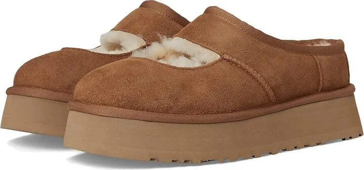 UGG Bea Mary Jane Women's Slippers Chestnut : 6 B - Medium, Suede