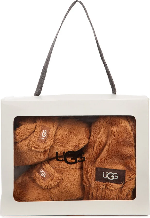 Ugg Bixbee Faux fur hat and Boots set