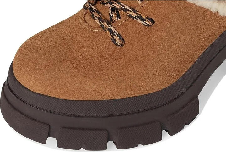 UGG Brooklyn Hiker Women's Boots Chestnut : 12 B - Medium, Rubber/Suede/Wool - Image 2