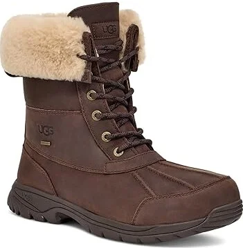UGG Butte Distressed Men's Boots Burnt Cedar : 16 D - Medium, Rubber