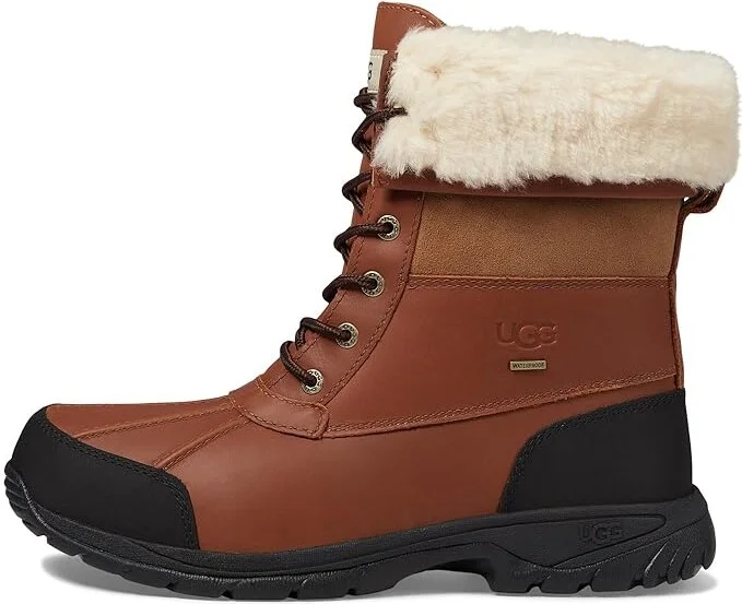 UGG Butte Men's Waterproof Boots Worchester : 8.5 D - Medium, Leather - Image 7