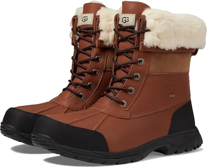 UGG Butte Men's Waterproof Boots Worchester : 8.5 D - Medium, Leather