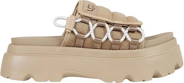 UGG Callie Quilted Platform Slides