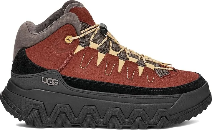 UGG Captrail High Women's Shoes Red Jasper : 8 B - Medium, Suede - Image 6