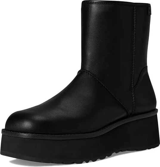 UGG Cityfunc Mid Women's Boots Black : 11 B - Medium, Suede - Image 5