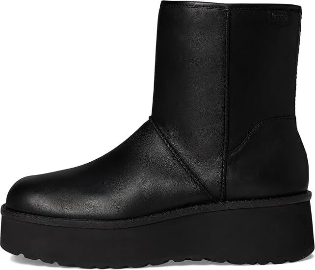 UGG Cityfunc Mid Women's Boots Black : 11 B - Medium, Suede - Image 6