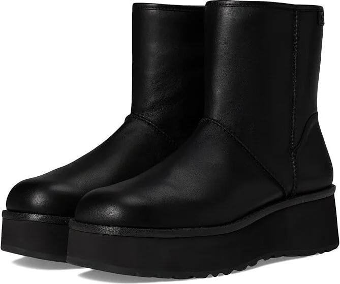 UGG Cityfunc Mid Women's Boots Black : 11 B - Medium, Suede