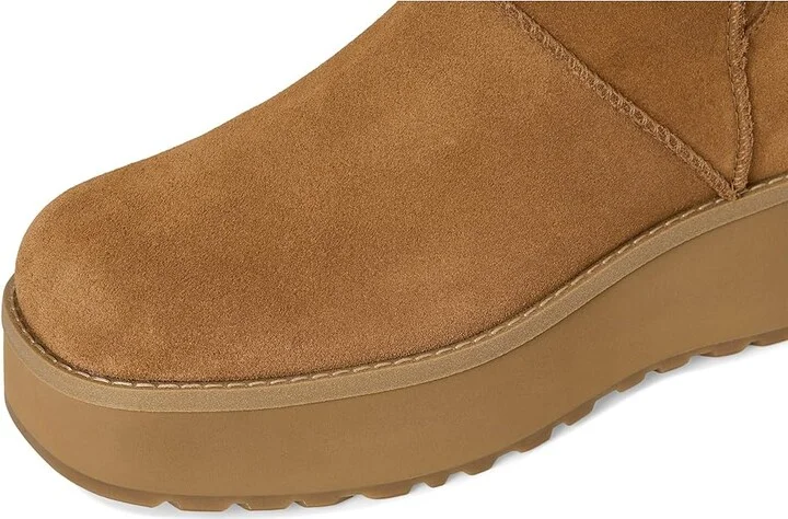 UGG Cityfunc Mid Women's Boots Chestnut : 8 B - Medium, Suede - Image 2