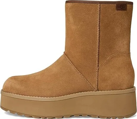 UGG Cityfunc Mid Women's Boots Chestnut : 8 B - Medium, Suede - Image 6