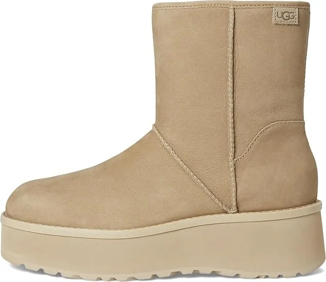 UGG Cityfunc Mid Women's Boots Mustard Seed : 7.5 B - Medium, Suede - Image 6