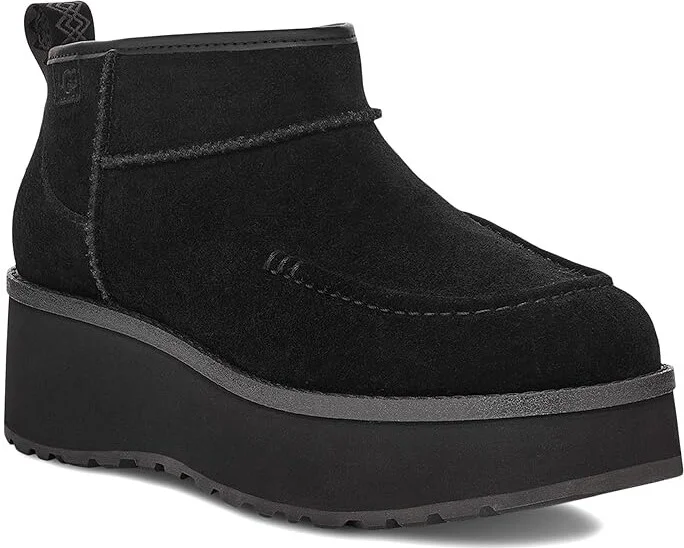 UGG Cityfunc Ultra Mini Women's Boots Black : 5.5 B - Medium, Suede