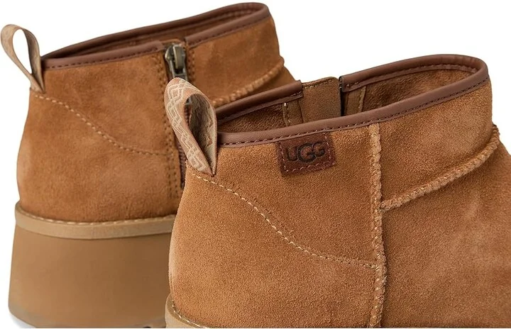 UGG Cityfunc Ultra Mini Women's Boots Chestnut : 6 B - Medium, Suede - Image 7