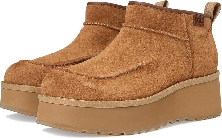 UGG Cityfunc Ultra Mini Women's Boots Chestnut : 6 B - Medium, Suede