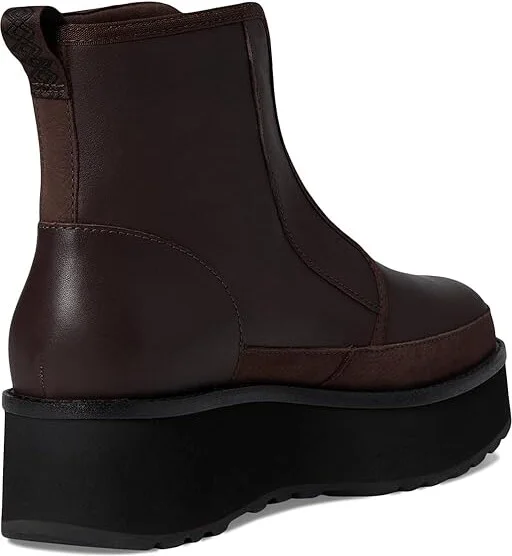 UGG Cityfunc Zip Women's Boots Burnt Cedar : 8 B - Medium, Suede - Image 4