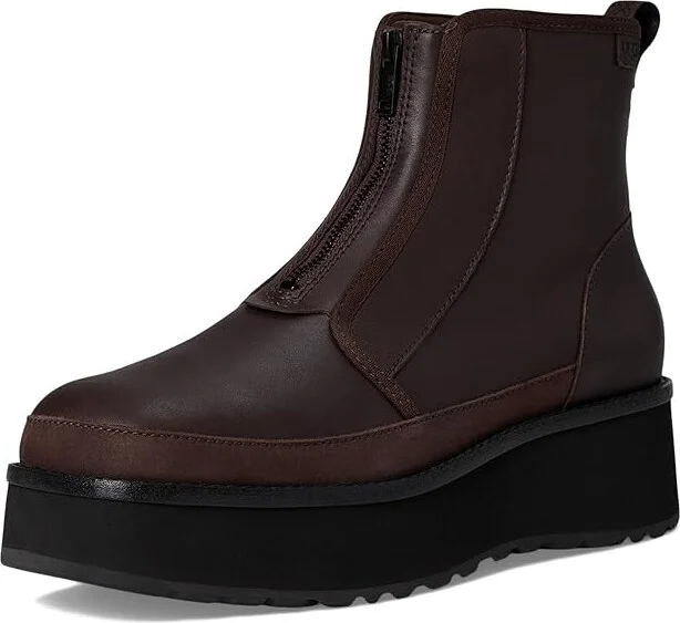 UGG Cityfunc Zip Women's Boots Burnt Cedar : 8 B - Medium, Suede - Image 5