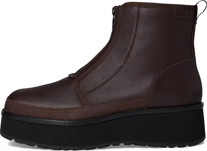 UGG Cityfunc Zip Women's Boots Burnt Cedar : 8 B - Medium, Suede - Image 6