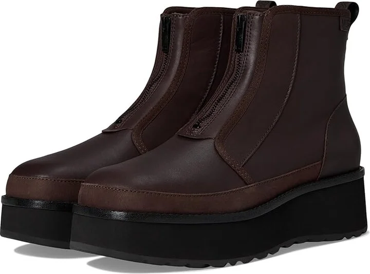 UGG Cityfunc Zip Women's Boots Burnt Cedar : 8 B - Medium, Suede