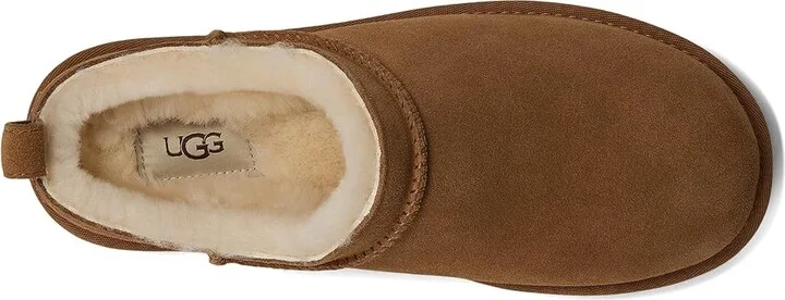 UGG Classic Micro Women's Boots Chestnut : 6 B - Medium, Suede - Image 2