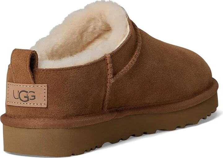 UGG Classic Micro Women's Boots Chestnut : 6 B - Medium, Suede - Image 4