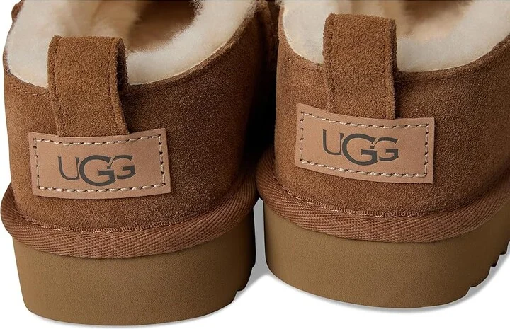 UGG Classic Micro Women's Boots Chestnut : 6 B - Medium, Suede - Image 7