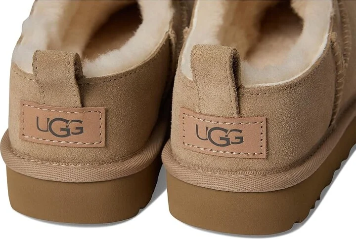 UGG Classic Micro Women's Boots Sand : 7 B - Medium, Suede - Image 7