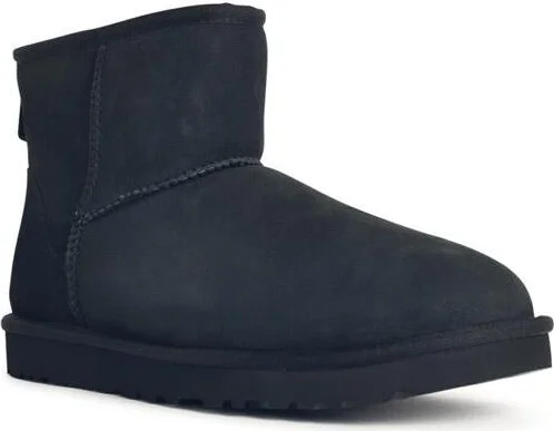 UGG 'Classic Mini' Black Suede Boots - Image 2