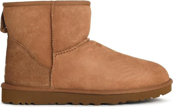 UGG 'Classic Mini' Chestnut Suede Boots
