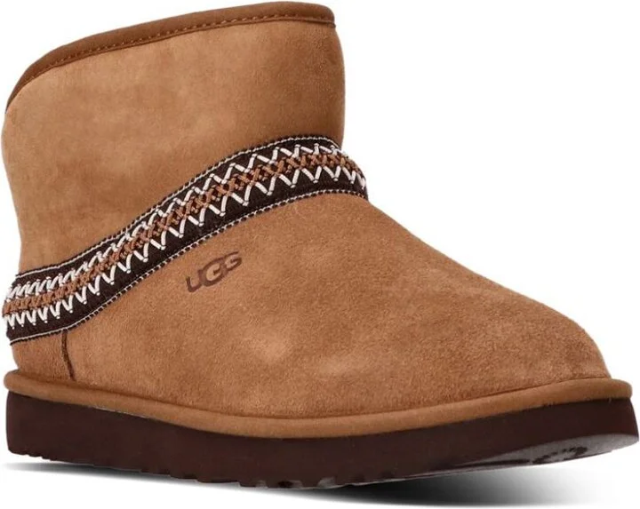UGG "Classic Mini Crescent" Ankle Boots - Image 5