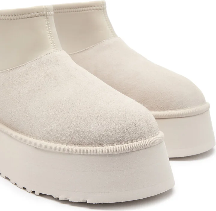 Ugg Classic Mini Dipper Puffer Suede Ankle Boots - Image 3