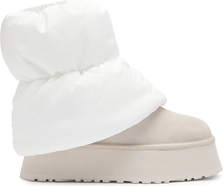 Ugg Classic Mini Dipper Puffer Suede Ankle Boots - Image 5