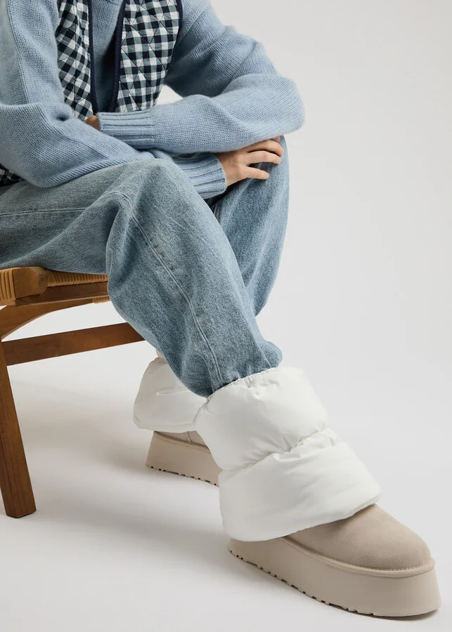 Ugg Classic Mini Dipper Puffer Suede Ankle Boots - Image 7