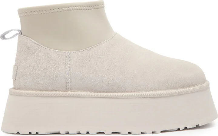 Ugg Classic Mini Dipper Puffer Suede Ankle Boots