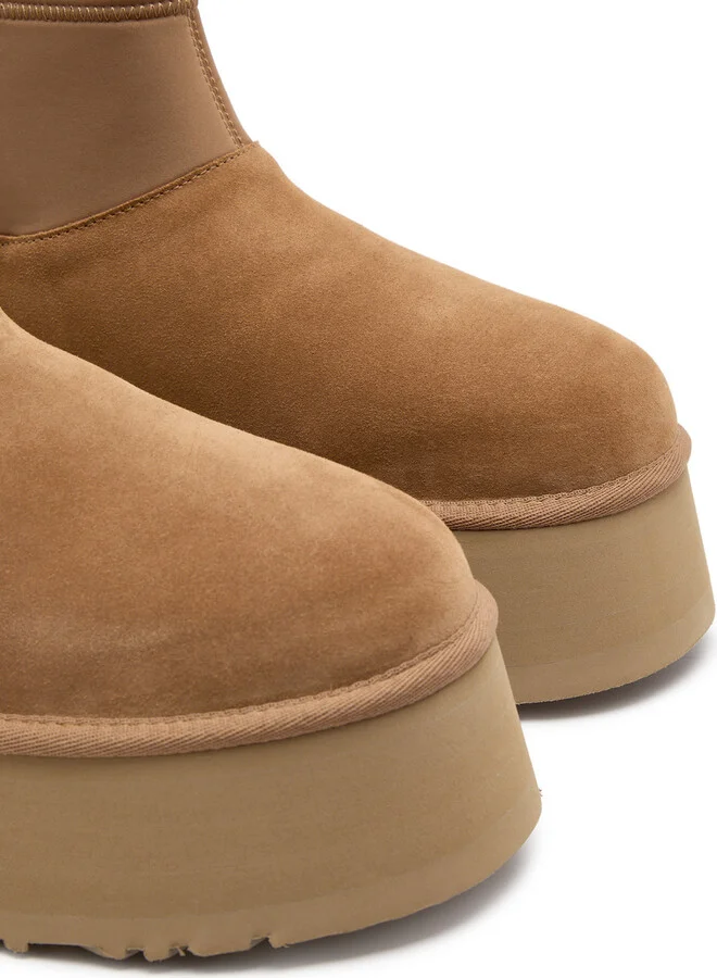 Ugg Classic Mini Dipper Suede Flatform Ankle Boots - Image 3